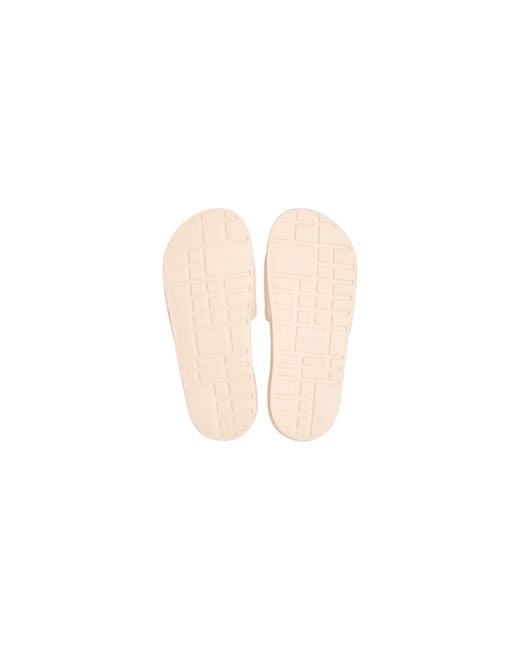 Calvin Klein White Pool Sliders