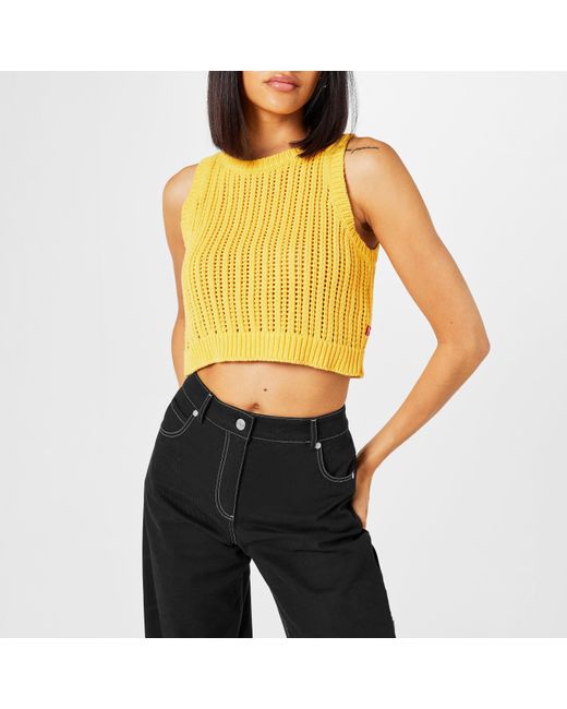 Levi's Yellow Sweater Vest
