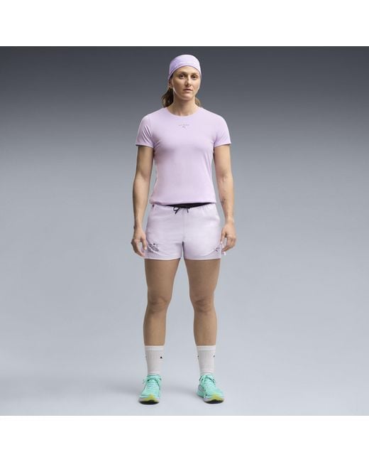 PUMA Purple Hyrox Graphic Short Sleeve T-Shirt