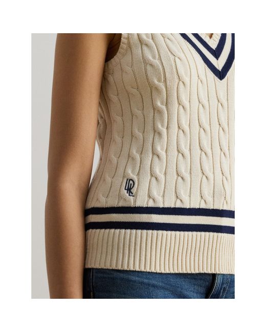 Ralph Lauren Natural Knitted Top
