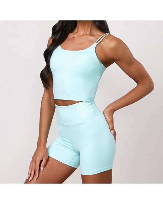 Gym King Blue 365 Long Line Tank
