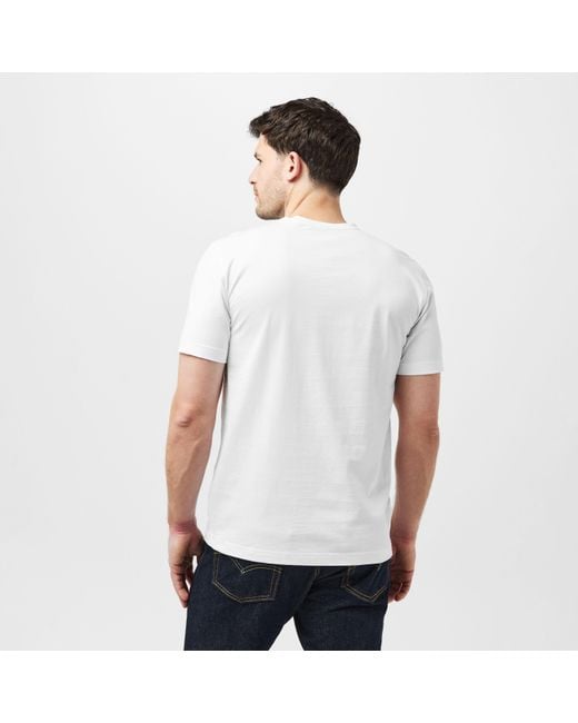 Belstaff White Phoenix Cotton Short Sleeve T-Shirt for men