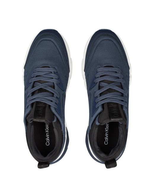 Calvin Klein Blue Pro Runn Trainers for men