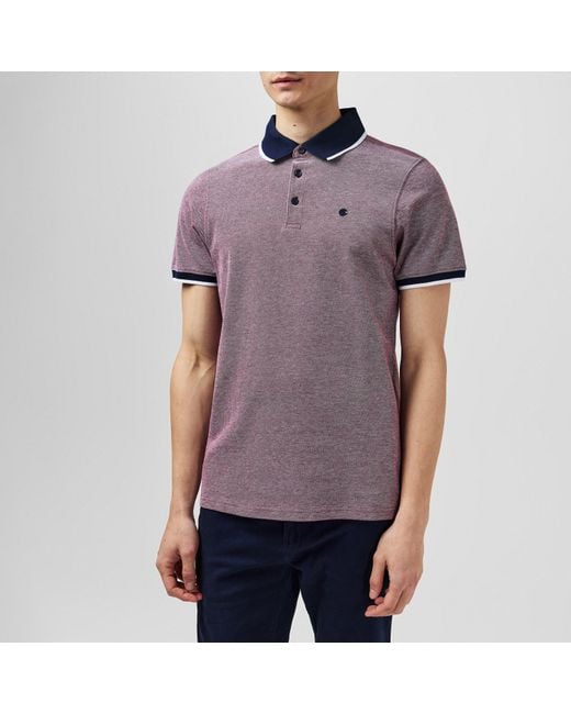 SoulCal & Co California Purple Pique Polo Shirt for men
