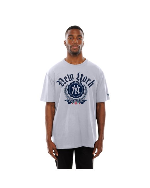 KTZ Blue Mlb Throwback Oversized T-Shirt for men