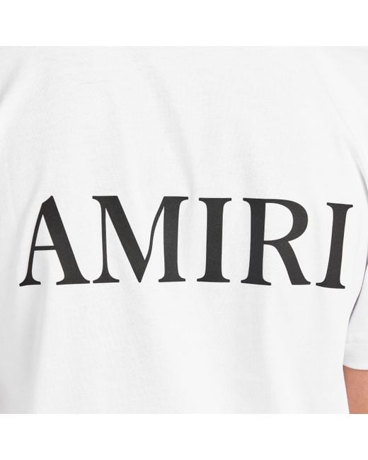 Amiri White Printed T-Shirt for men