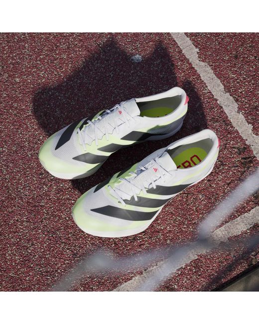Adidas Green Adizero Prime Running Spikes for men