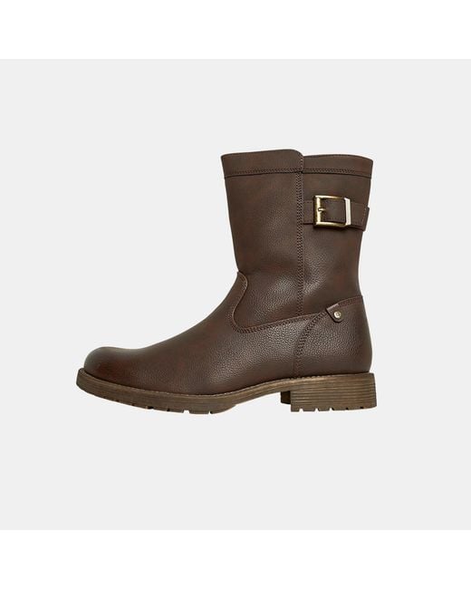 Deakins Brown Deaks Chad Biker Boots for men