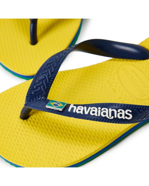 Havaianas Blue Brasil Flip Flops