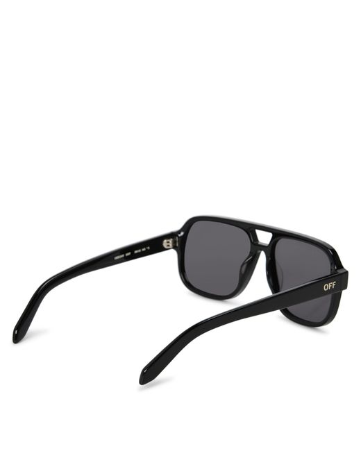 Off-White c/o Virgil Abloh Gray Off Forks Sunglasses 99