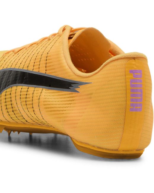 PUMA Yellow Evospeed Future 6 Track Running Spikes for men