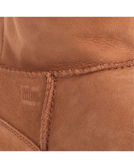 Fitflop Brown Original Mukluk Shorty Shearling Boots