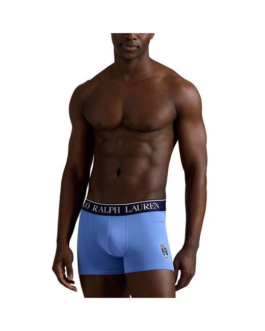 Polo Ralph Lauren Blue 2 Pack Bear Trunks for men