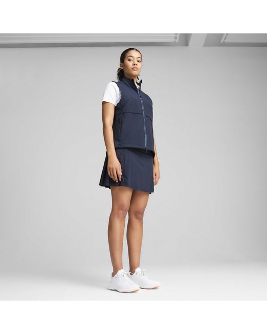 PUMA Blue Ripguard Vest Performance Golf Jacket