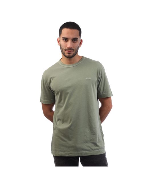 Gant Green Sunfaded T-Shirt for men