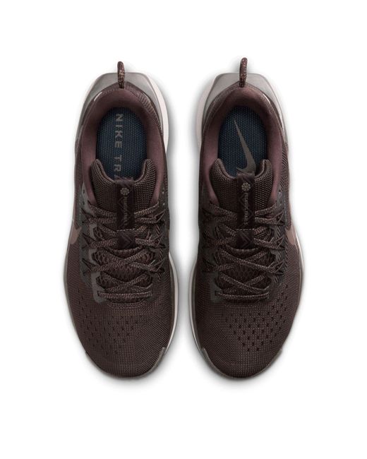 Nike Brown Reactx Pegasus Trail 5 Running Shoes