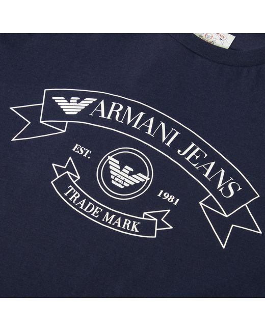 Emporio Armani Blue T-Shirt for men