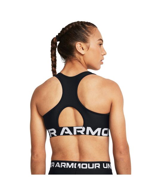 Under Armour Black Heatgear Authentics Medium Support Sports Bra