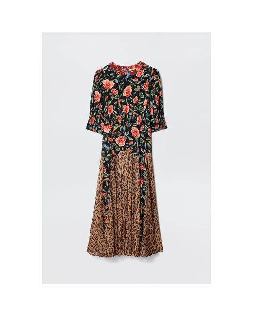 Rixo Brown Meg Boho Dress