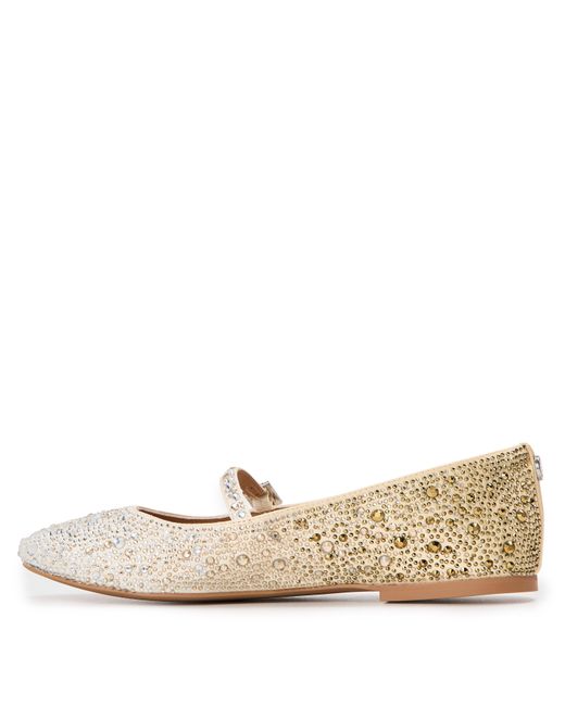 Steve Madden Natural Brissa Leopard Ballet Pumps