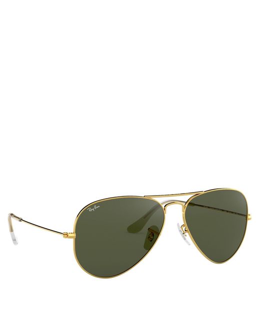 Ray-Ban Green Large Aviator Sunglasses