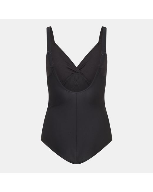 Speedo Black Shaping Cross Knot Swimsuit