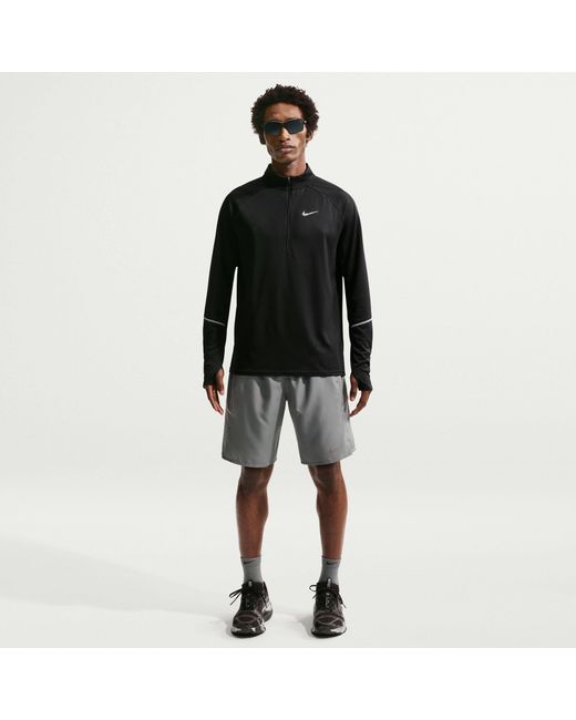Nike Black Long Sleeve Performance Running Top for men
