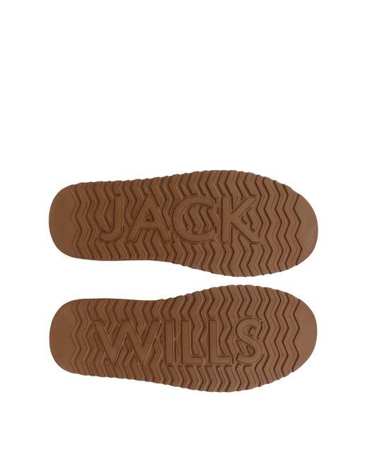 Jack Wills Brown Mule Slippers Ladies