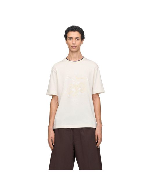 Adidas Originals White By Wales Bonner X Y3 Graphic T-Shirt for men