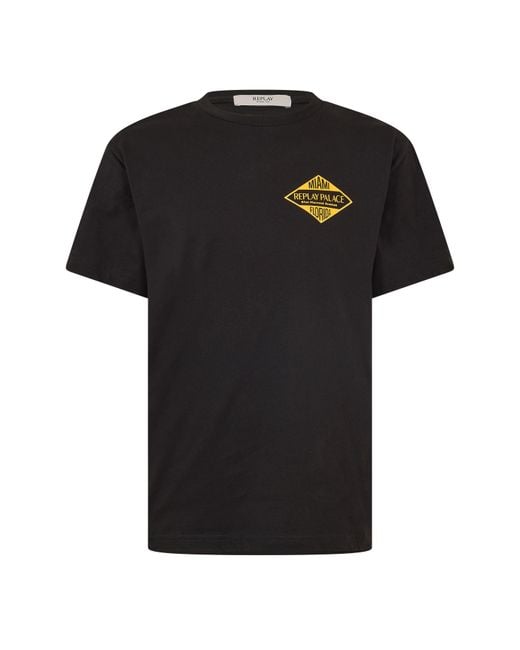 Replay Black T-Shirt for men