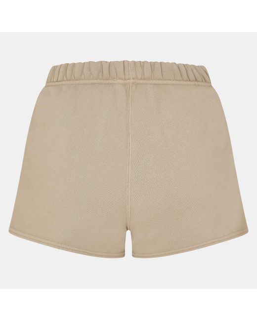 Represent Natural Rep Initial Fleece Material Shorts