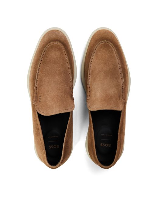 Boss Brown Tennis Shoes for men