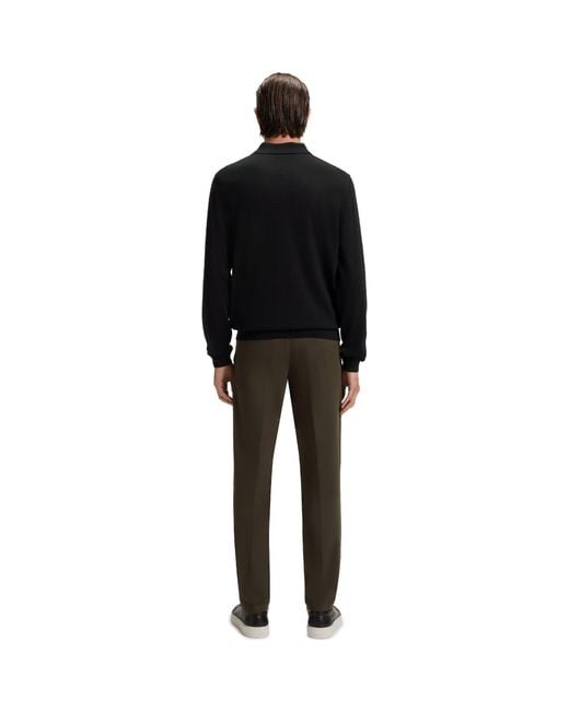 Boss Black Lancione Long-Sleeve Polo for men