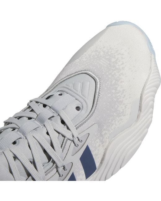 Adidas Gray Trae Young Court Trainers for men