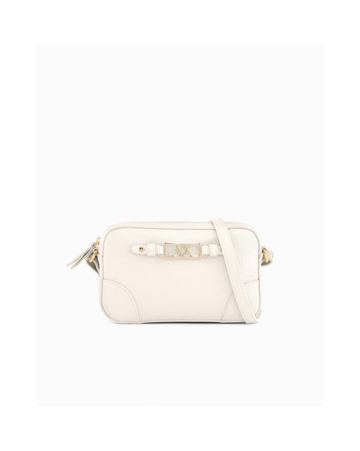 ARMANI EXCHANGE White Messenger Bag