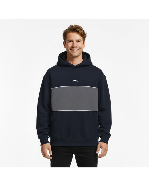 Slazenger 1881 Blue Fleece Sportswear Hoodie for men
