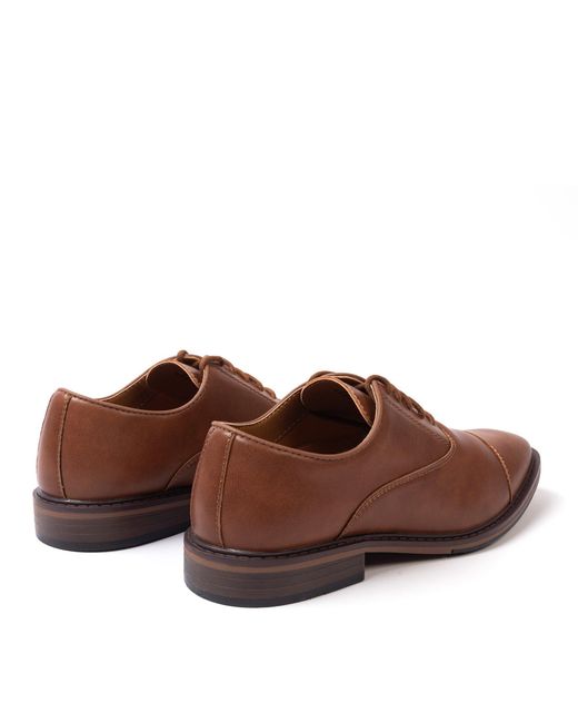 GIORGIO Brown Ford Derby Shoes for men