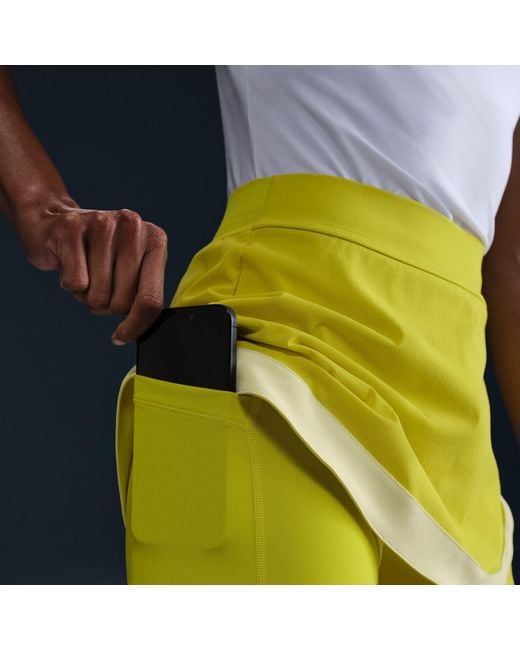 Nike Yellow Oz Open Skirt
