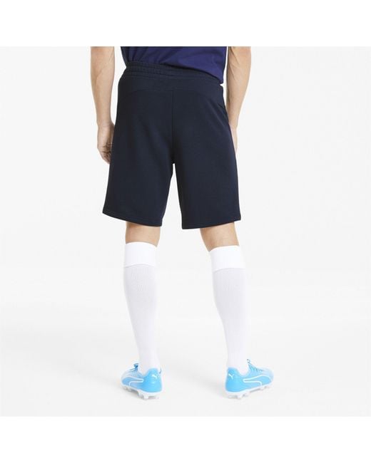 PUMA Blue Teamgoal 23 Casuals Jersey Jogger Shorts for men