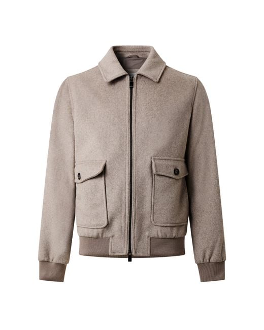 Pal Zileri Gray Pal 2 Pocket Blouson Sn64 for men