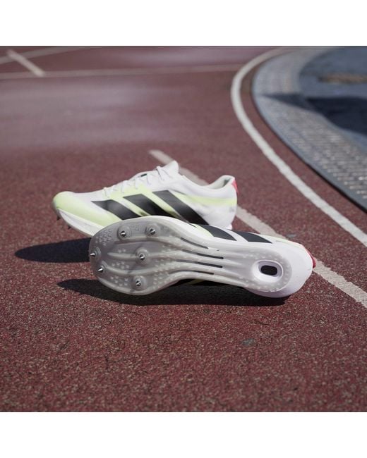 Adidas Green Adizero Prime Running Spikes for men
