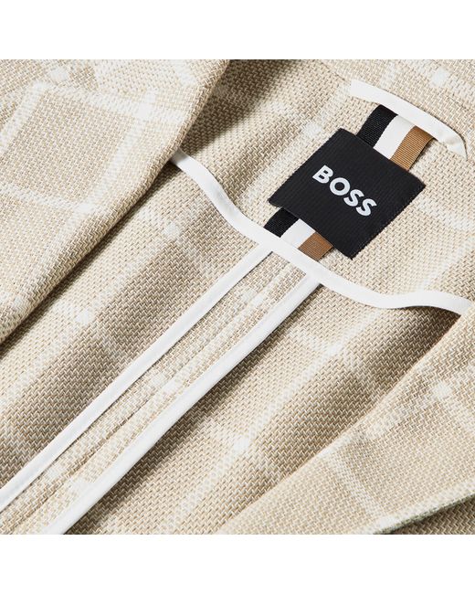 Boss Natural C-Jaye-Elbow Blazer for men