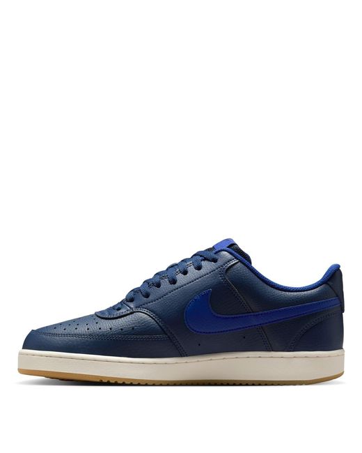 Nike Blue Court Vision Low Trainers for men