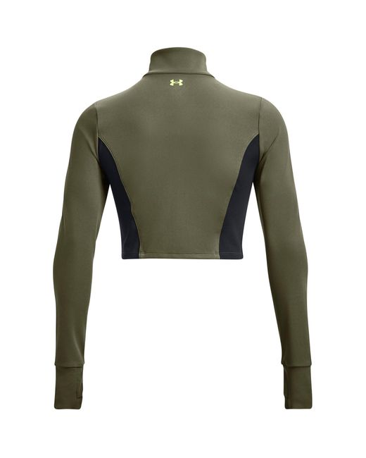 Under Armour Green Project Rock Cropped Gym Jacket