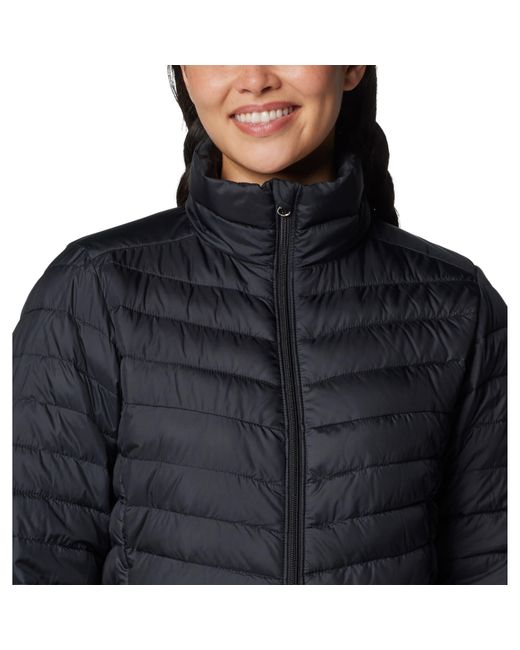 Columbia Black Chestnut Clearing Water-Resistant Lightweight Insulated Puffer Jacket