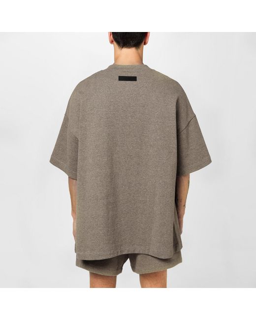 Fear Of God Gray Short Sleeve Tee for men