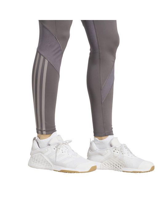 Adidas Gray Performance Gym Leggings