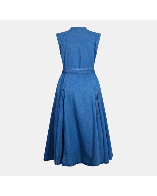 Ralph Lauren Blue Short Sleeve Shirt Dress