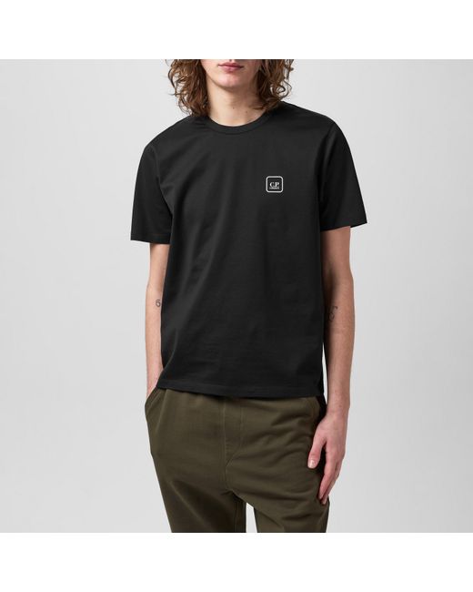 CP COMPANY METROPOLIS Black T-Shirts for men