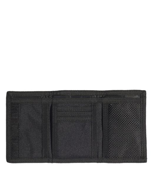Adidas Black Essentials 3-Stripes Wallet